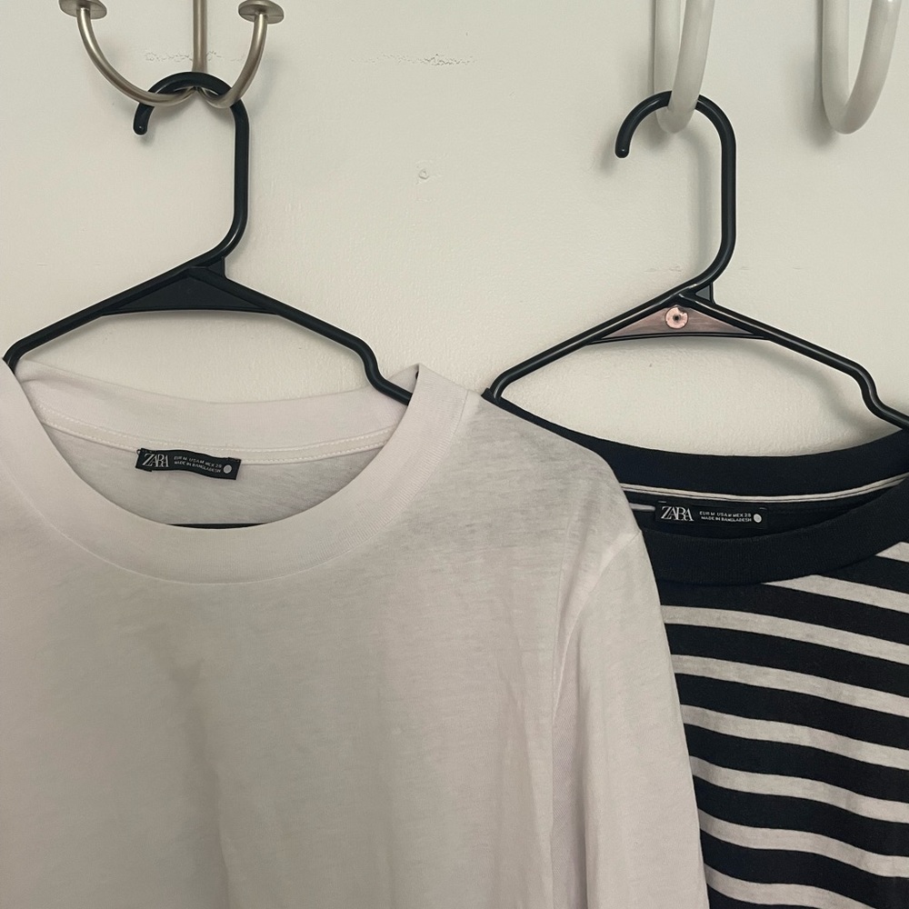 2 Zara Women’s Long Sleeve Tshirts